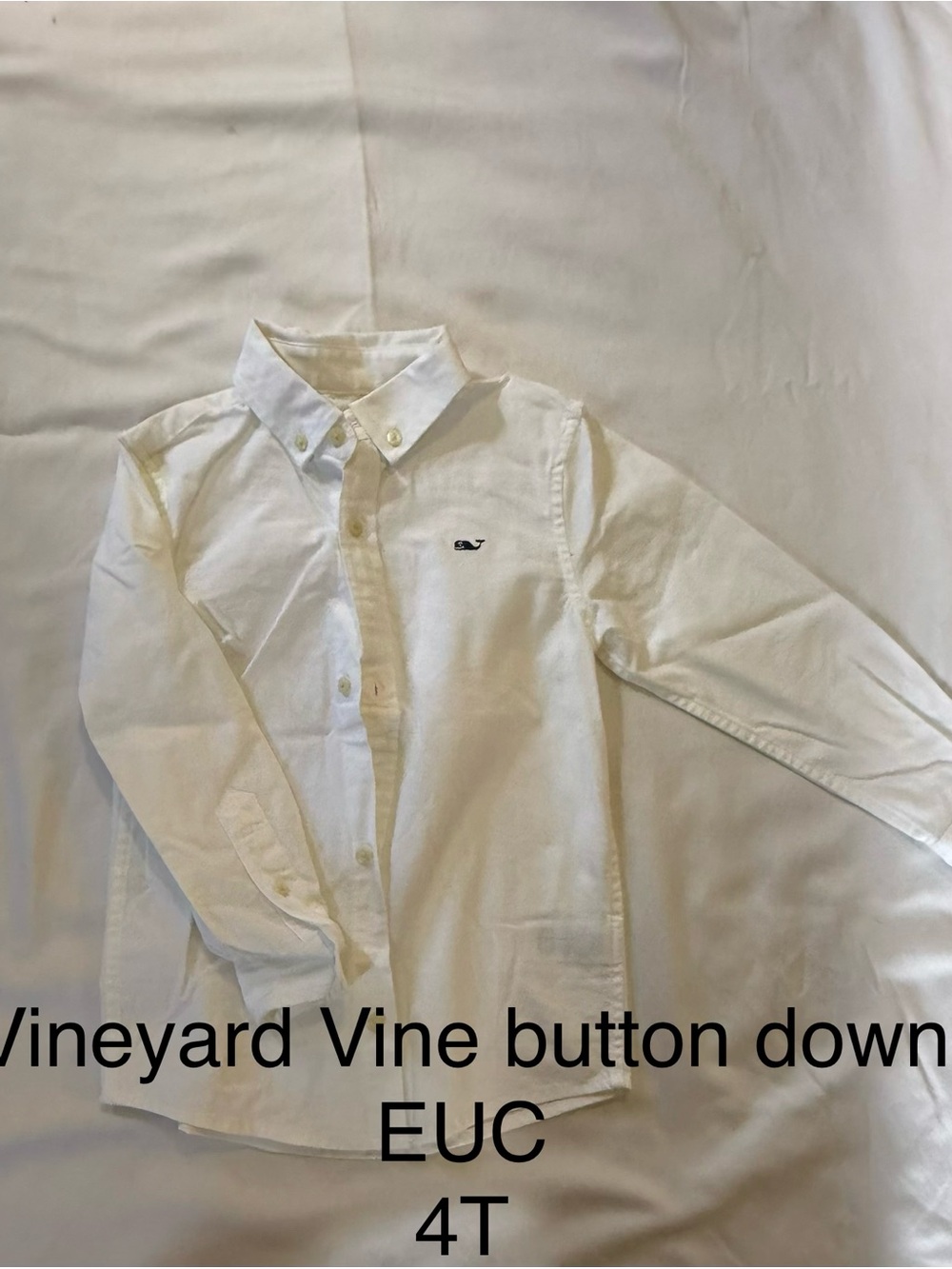 Vineyard Vines White Boys' Long-Sleeve Button-Down Shirt